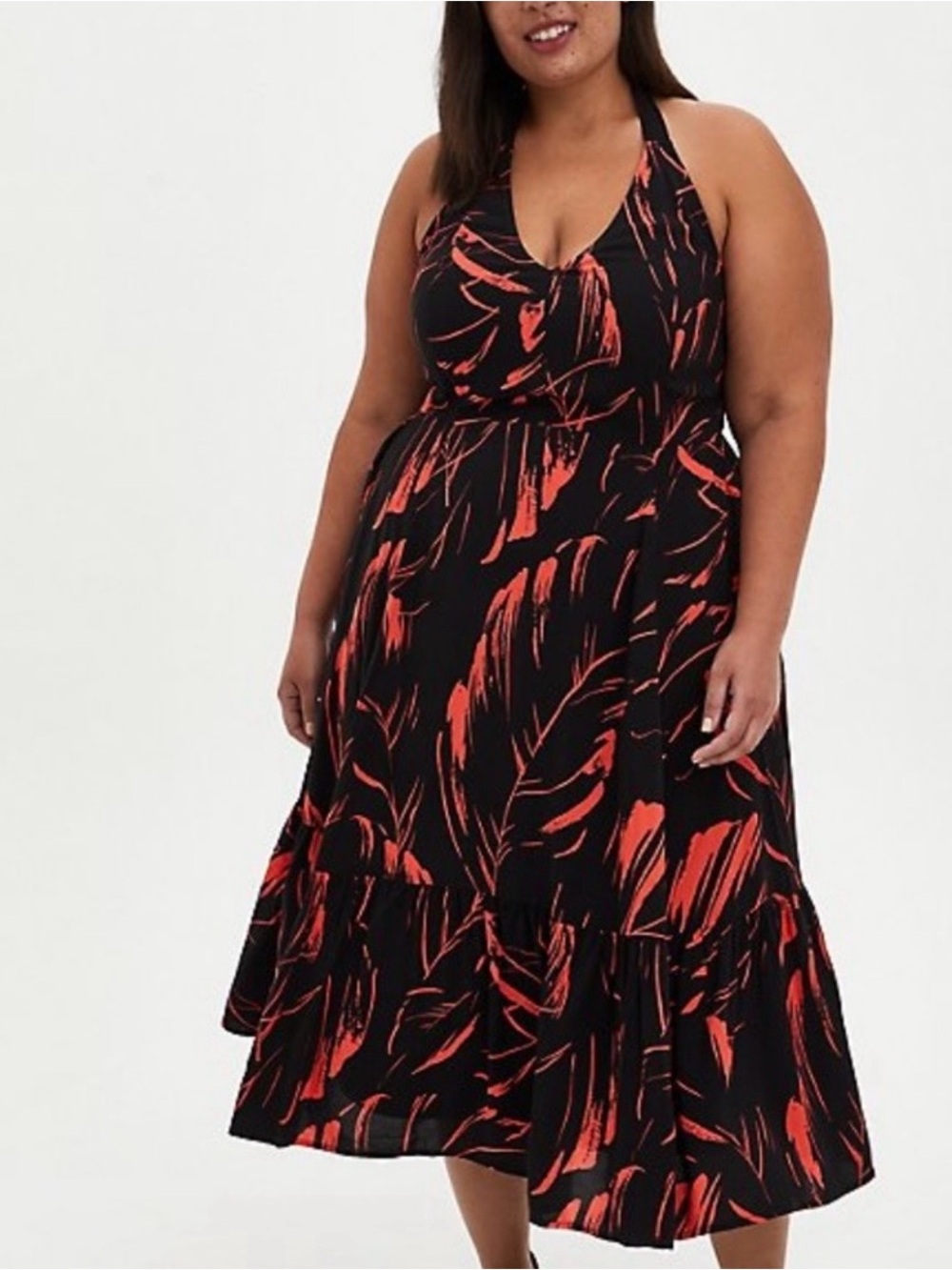 Torrid Halter Midi summer Dress size 1 - 14/16